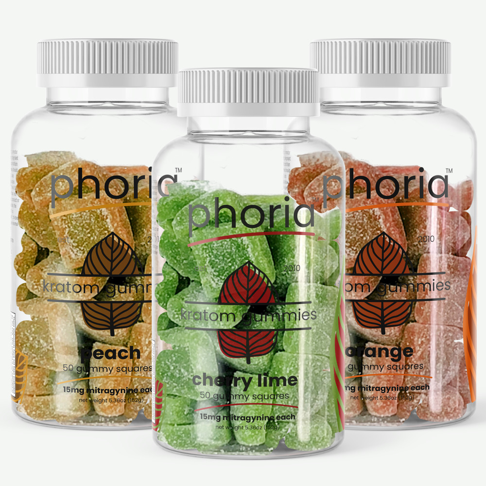 Kratom Gummies - 15mg Mitragynine Gummy Candy